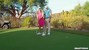 Ray Victory, Summer Ray And Victor Ray - Golf Coach Pounds Her Student 18+ On The Field