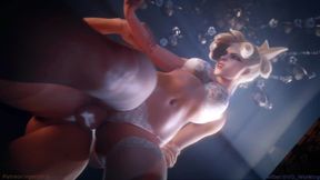 Petite doctor gets rough anal fucking in Overwatch hentai animation