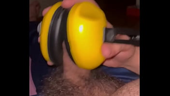 Ear defenders cumshot