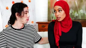 Curvy housewife cheats with foreign exchange student while husband is away on business
