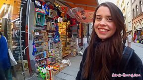 Cute Petite Girl Rides Big Cock! Budapest Sex Vlog