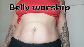 Worship of a sagging belly