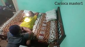 comendo colega de trabalho no pelo