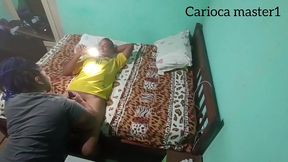 comendo colega de trabalho no pelo