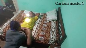 comendo colega de trabalho no pelo