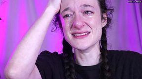 camgirl cries after work