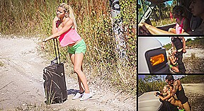 Marsha May Must Endure Outdoor Bondage, Rough Sex & Domination for a Ride - HelplessTeens