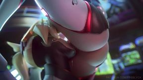 D.Va, Mercy y Widowmaker Haciendo una Desfloraci&oacute_n L&eacute_sbica