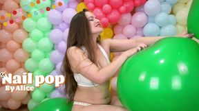 Alice Nail Pop Delight With Green Pic 16"!