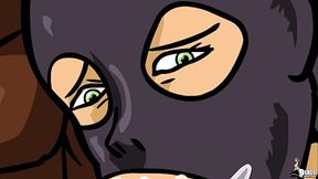 Submissive MILF gangbanged by huge black cocks