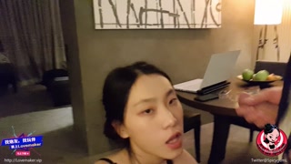 June Liu 刘玥 / SpicyGum - Chinese Manager scolds her Employee for Being Late (Short V - JL_061)