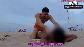 Brazilian Favela Girl Gets Fucked After A Massage In Copacabana Beach