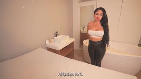 Late for the Massage, Early for the Happy Ending: Latin MILF Craves a Young Masseuse