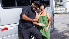 fat belly mature rough ass fucked in my driving van