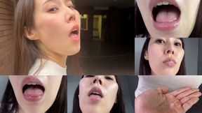 Tomoko’s Bubbly Spit Palm Overflow!