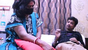 tharki malik sex with her sexy paying guest -----part 1