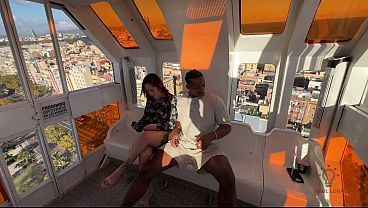 Colombian Redhead Slut Fucks Huge Black Cock in Public &ndash_ Ferris Wheel to Street Cum in Mouth!