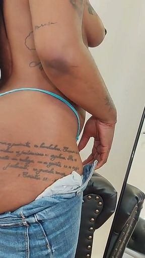 Ebony Tight Jeans Big Ass Problems Ebony Ass Worship Shaking