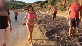 Raw, unbridled cock&#x1F346;-fucked passion erupts on beach as strangers' lust takes over, no holds barred, no regrets