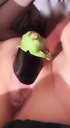 Hot DVP Eggplant and toy action