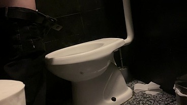 Pissing in a club's toilets