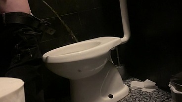 Pissing in a club's toilets