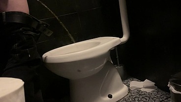 Pissing in a club's toilets