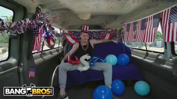 Stella Raee's All-American Ass Takes the Bang Bus for a Wild Ride