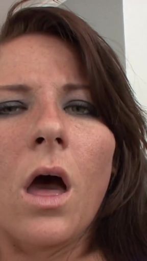 Cutie gets nailed on the sofa by a black hunk doggystyle   Clip 3