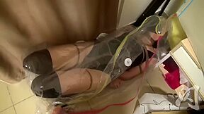 Vacuum Bag Breath Play Struggle