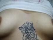 Quiero que se te pare bien la verga 7u7 me pongo lub en las tetas