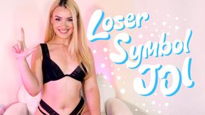 LOSER SYMBOL WORSHIP JERK OFF INSTRUCTIONS - HUMILIATION JOI