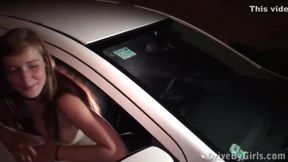 Car Gangbang With Alexis Crystal