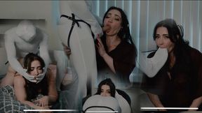 Scam realtor Brandi Mae dominated and fucked by ghost