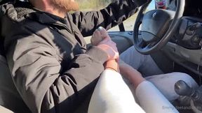 Teasing him with sweaty sole on his face