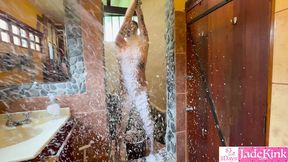 Amateur Girlfriend Dirty Foam Spray, Fuck and Bondage Humiliation