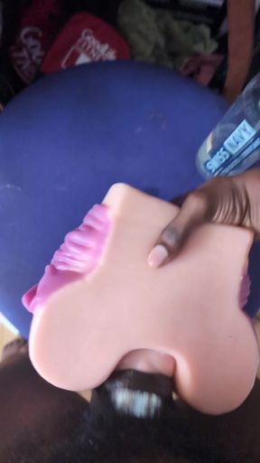 Big Dick BBC with a hairy cock and cockring sex toy