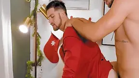 Xmas Stepbrothers Enjoy Taboo Bareback Anal While Alone 7 Min