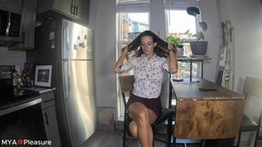 MYA Gym Interview With Flexing And Shirt Ripping