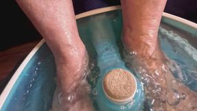 Footbath, Pedicure, Painting my Nails, and a Footjob