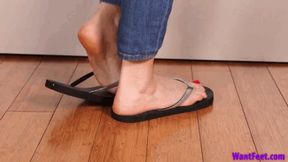 Shoeplay Flip Flops - 4K MP4