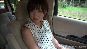 Mana Anzai Flashes Her Sexy Ass – Wild Car Sex Exposed