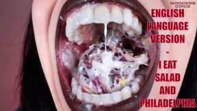ENGLISH LANGUAGE VERSION - I EAT SALAD AND PHILADELPHIA