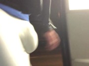 on a BUSY STREET BULGING out of THOSE COMPRESSION SHORTS after GYM