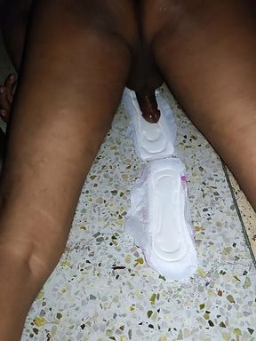 Sanitary pads use as sex toy