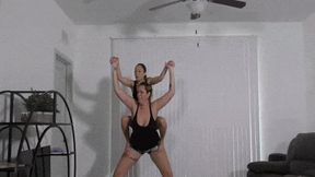 Vanessa lifts Natasha wmv