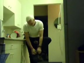 Step daddy undress &amp; cum
