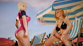 Hot Anime Sluts Ride Big Cocks in Fortnite Themed Hentai Porn Showdown