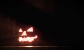 Halloween. Futanari Roughly Fucks a Girl in a Wardrobe and Ejaculates Inside Her.