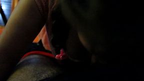 My Teenie Girlfriend Sucking My Cock